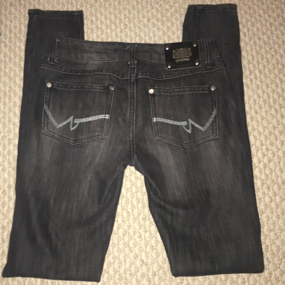 London Bridge Skinny Jeans - SZ 24 - black